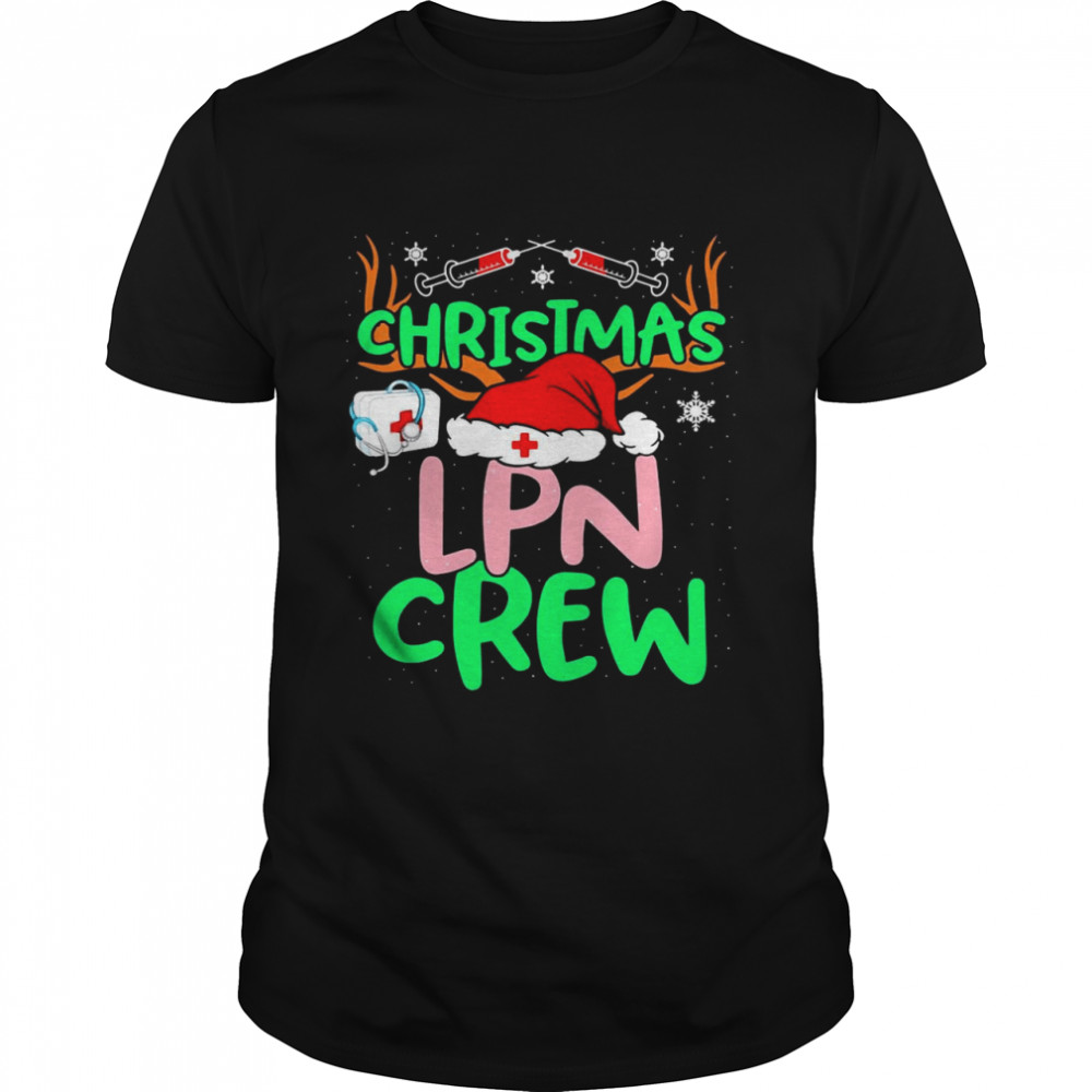Vaccinated Christmas LPN Crew Sweater Shirt
