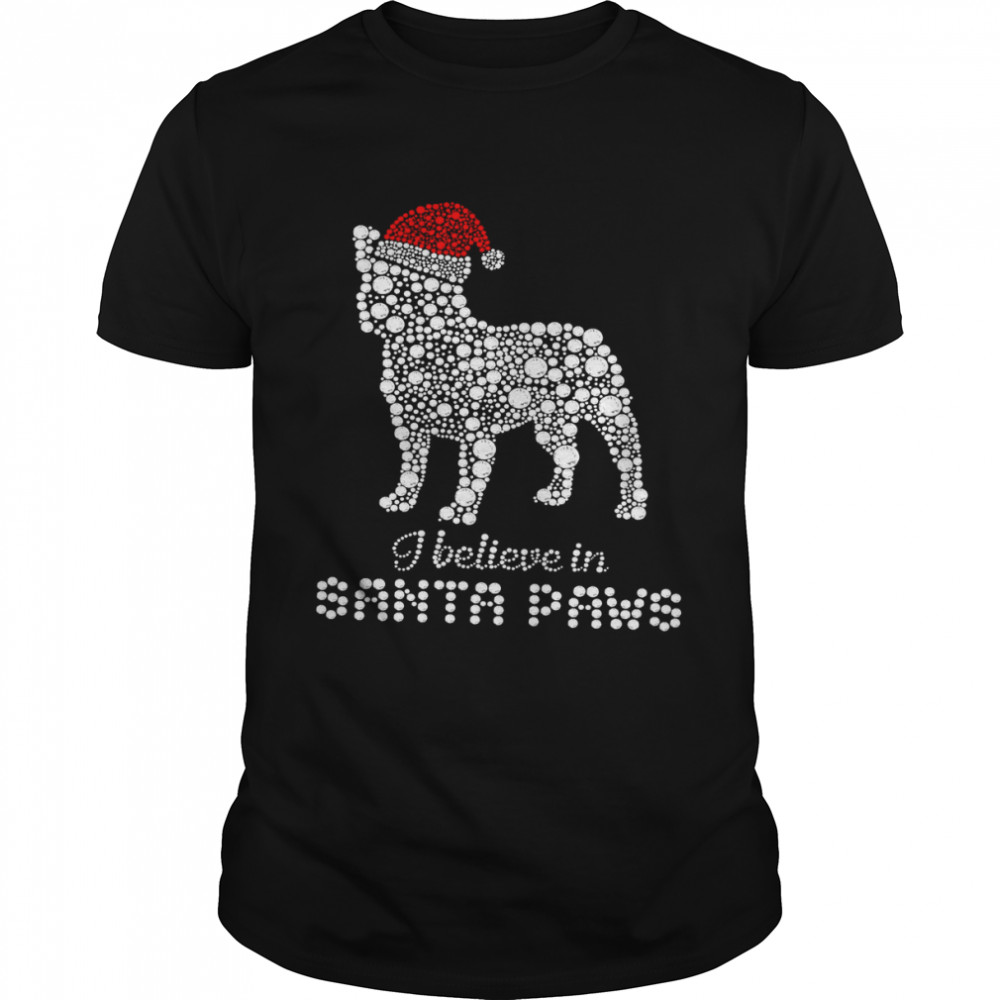 I Believe In Santa Paws shirt