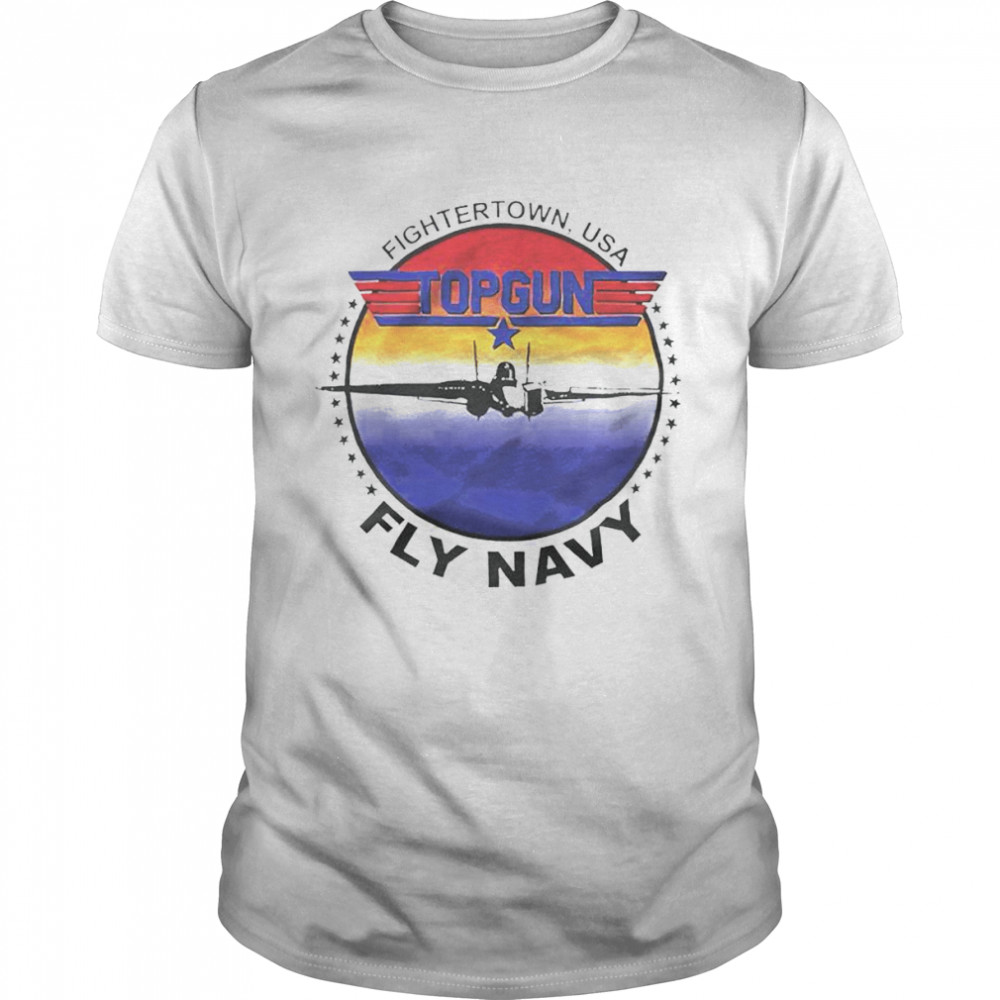Fightertown USA Top Gun Fly Navy shirt
