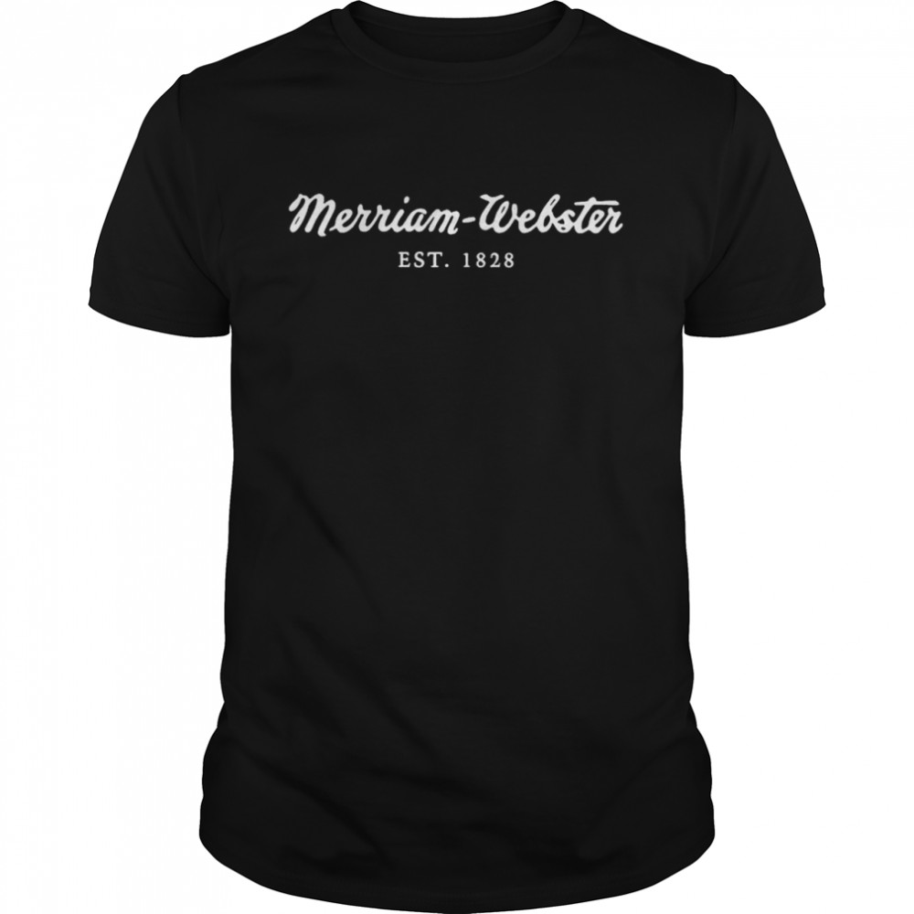 Merriam Webster 1828 shirt
