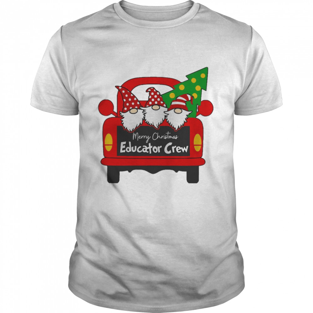 Merry Christmas Educator Crew Christmas Sweater Shirt