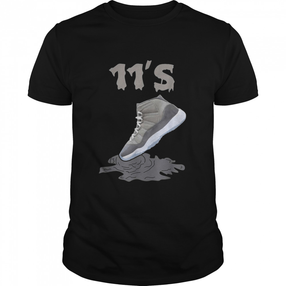 Cool Grey 11s Tees To Match Sneaker Match Shoes Dripping Shirt