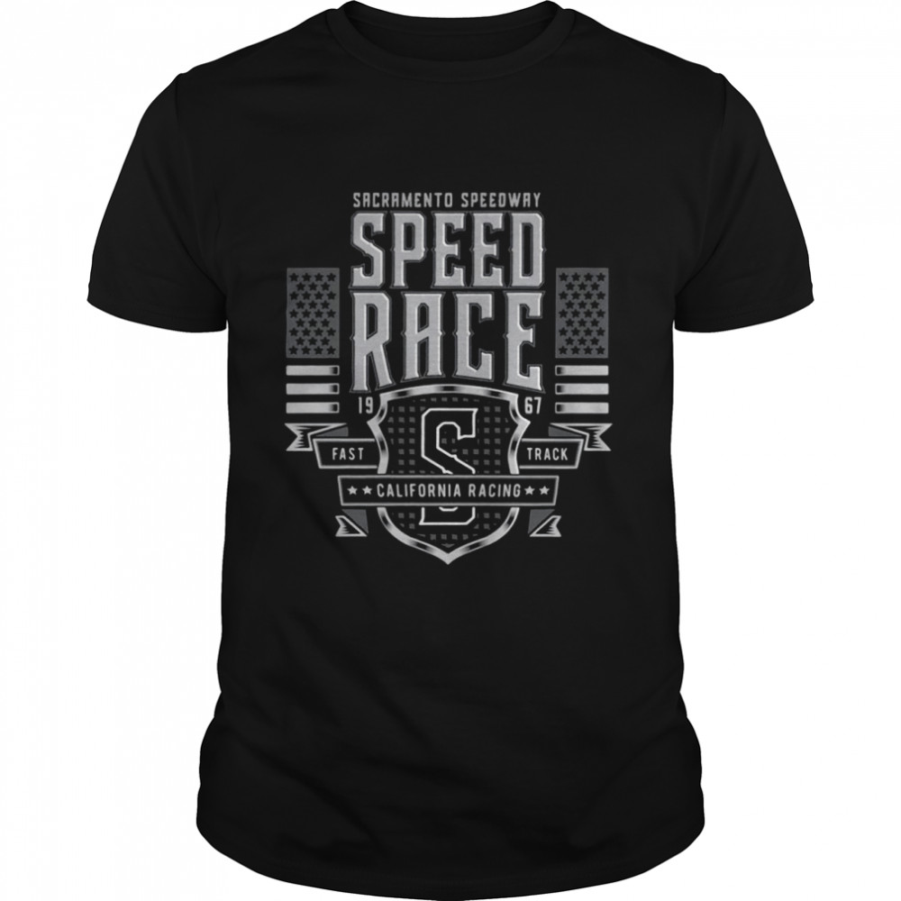 Sacrrmen To Speedway Speed Race 1967 California Racing Shirt