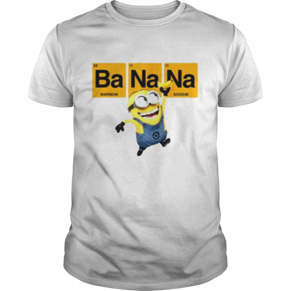 Despicable me minions banana elemental square happy portrait shirt