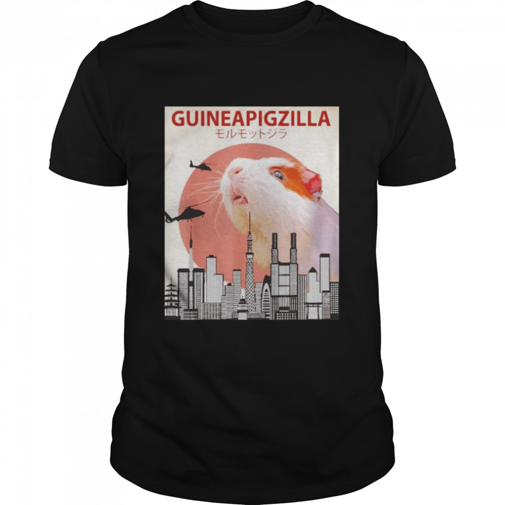 Top guineapigzilla Guinea Pig Godzilla shirt