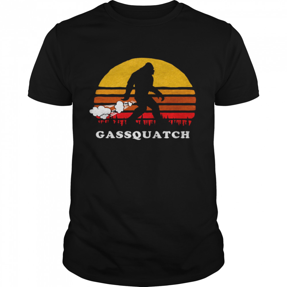 Gassquatch BIgfoot Vintage Shirt