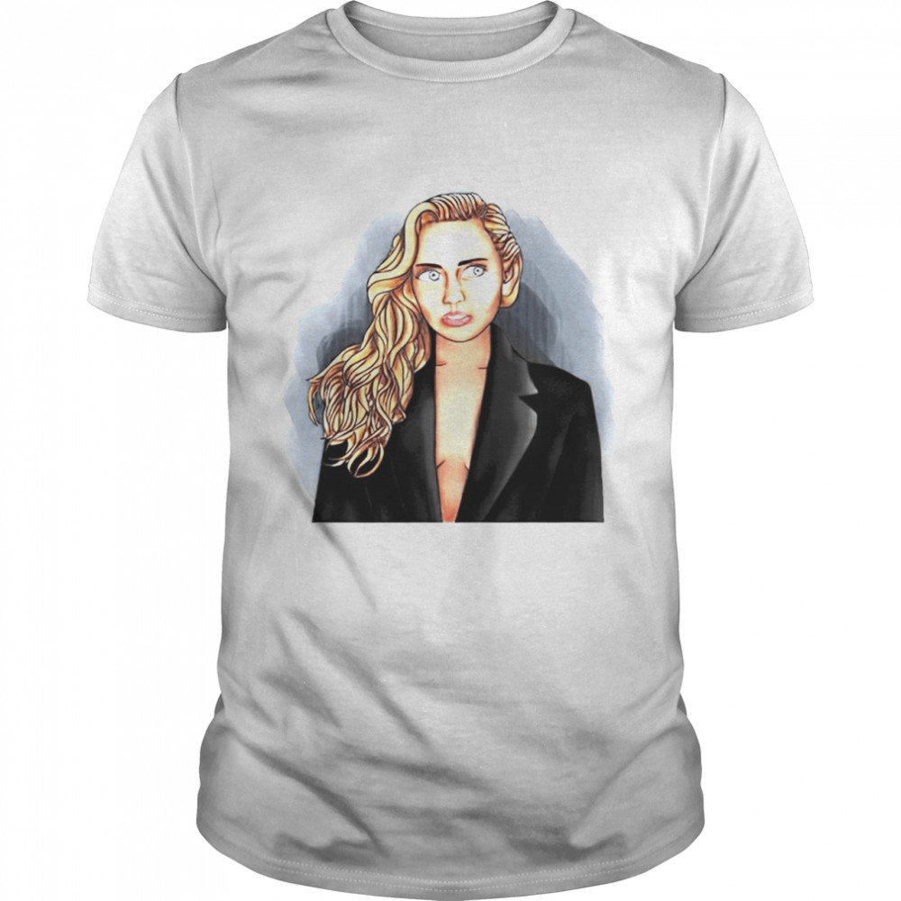 Miley Cyrus Cartoon Photoshoot Music Shirt