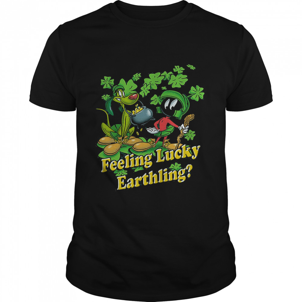 feeling Lucky Earthling Looney Tunes Shirt