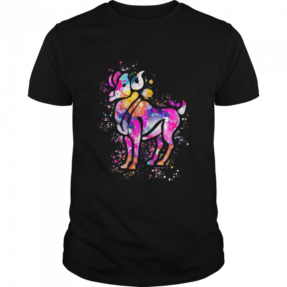 Aries Zodiac Sign Astrology Cute Pink Shirt