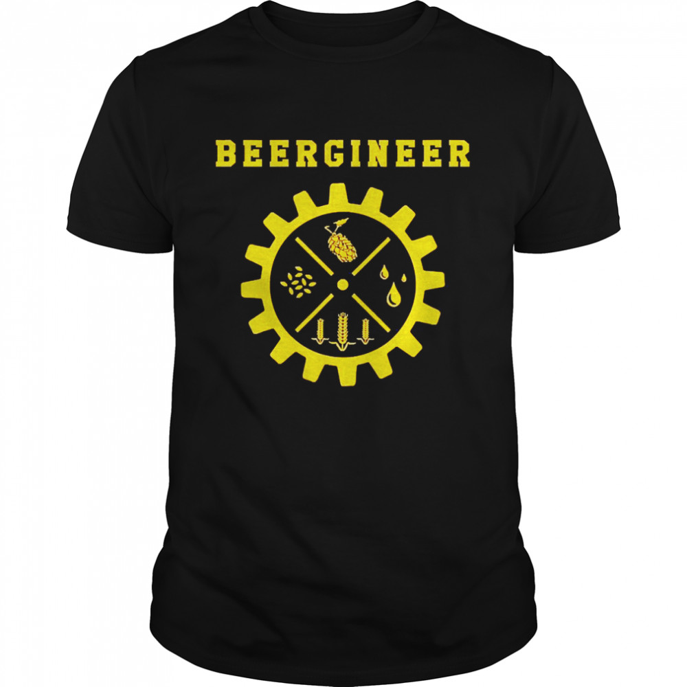 Beerengineer Beer Brewing Engineer Home Brewery Owner Shirt