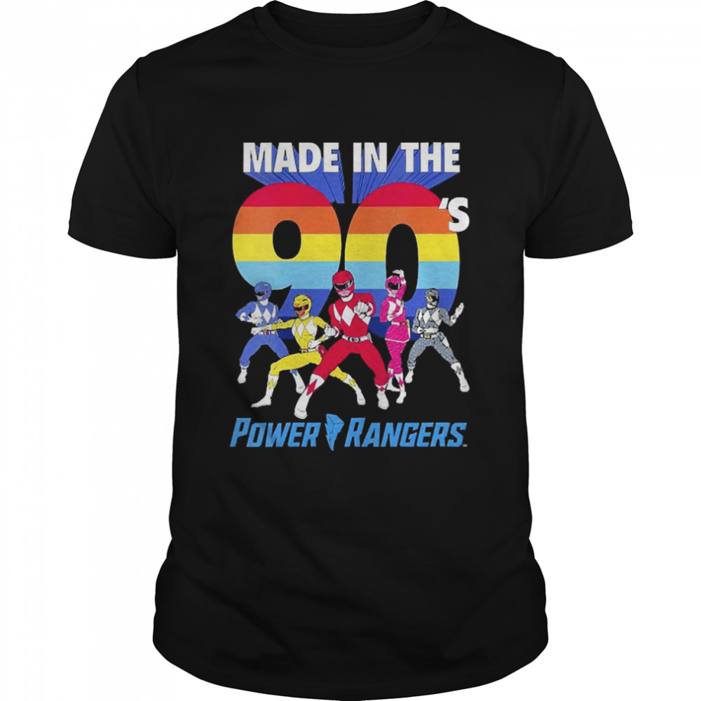 Power Rangers Group Shot Made In The 90’S Shirt
