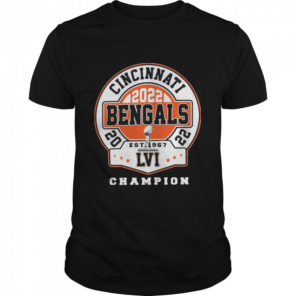 Cincinnati 2022 bengals 2022 liv champions shirt