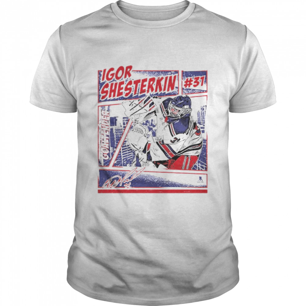 New York Rangers Igor Shesterkin #31 goaltender shirt