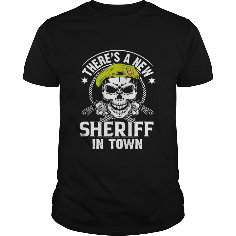 Sheriff On Duty Sheriff Star Police Officer Badge Shirt