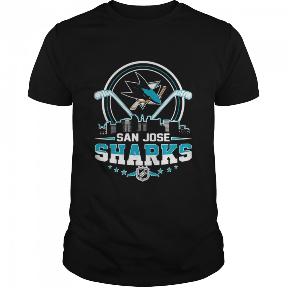 San Jose Sharks City Skyline Logo Shirt