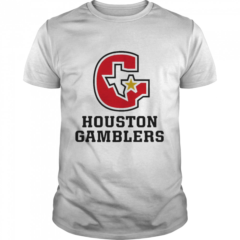 USFL Houston Gamblers Fleeces T-shirt