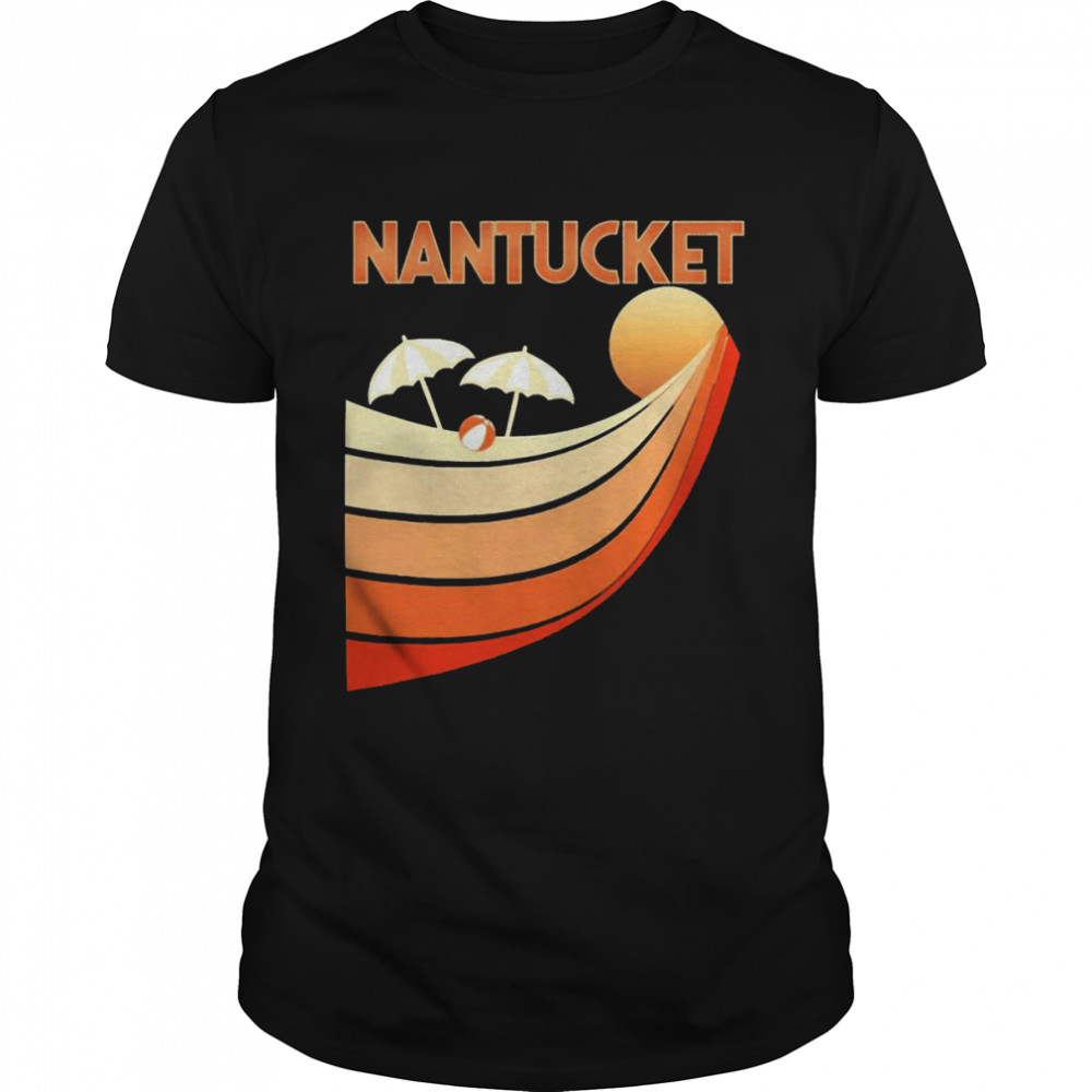 Nantucket Retro Graphics 80S Style Fashion Apparel Shirt