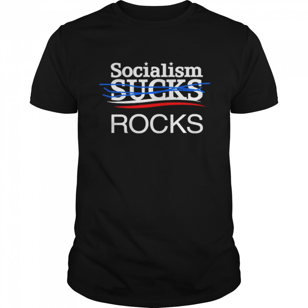 Tpusa Store Socialism Sucks Rocks Patriottakes T-Shirt
