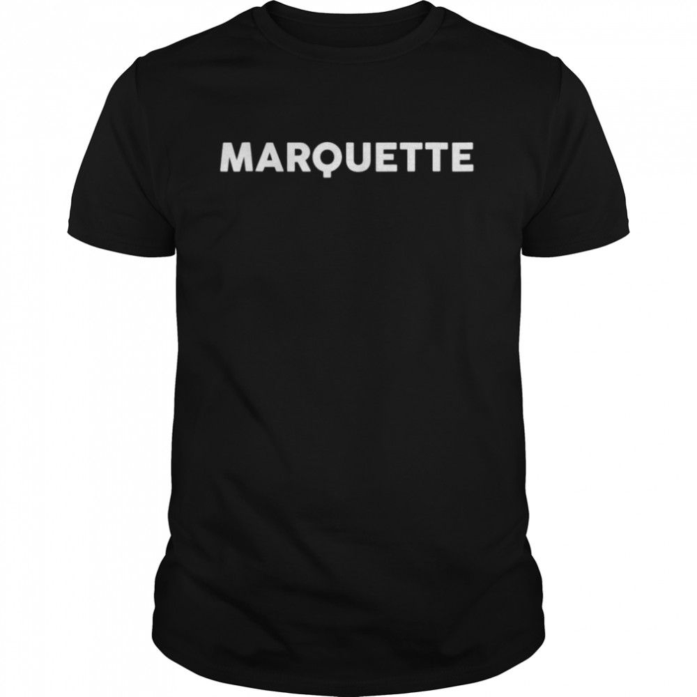 Shirt That Says MARQUETTE Simple City Shirt