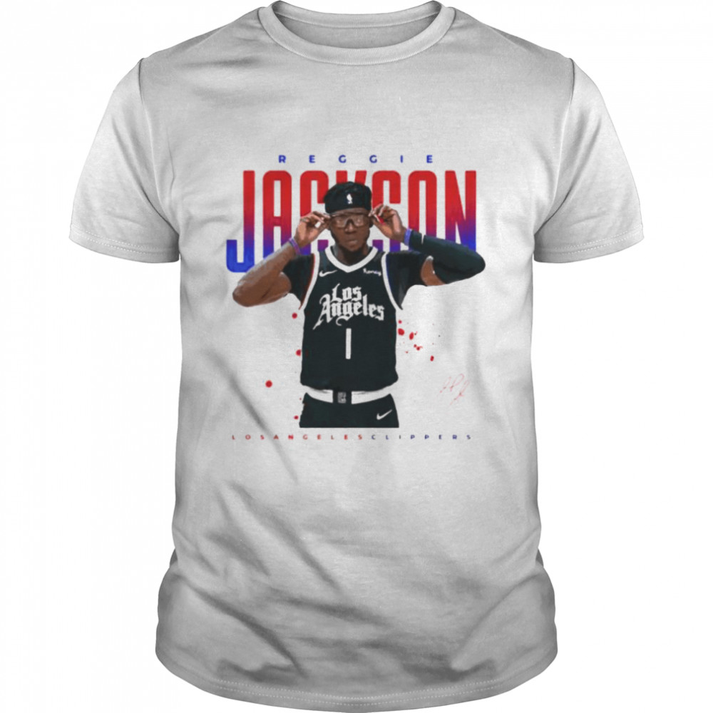 Los Angeles Clippers Reggie Jackson signature shirt