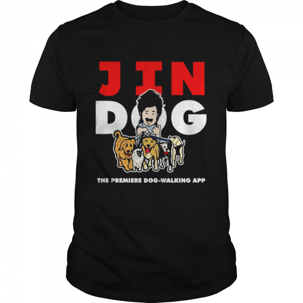 Jindog The Premiere Dog Walking App shirt