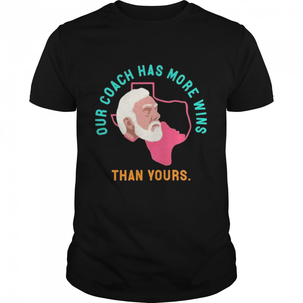 Gregg Popovich Our Coach Has More Wins Than Yours shirt