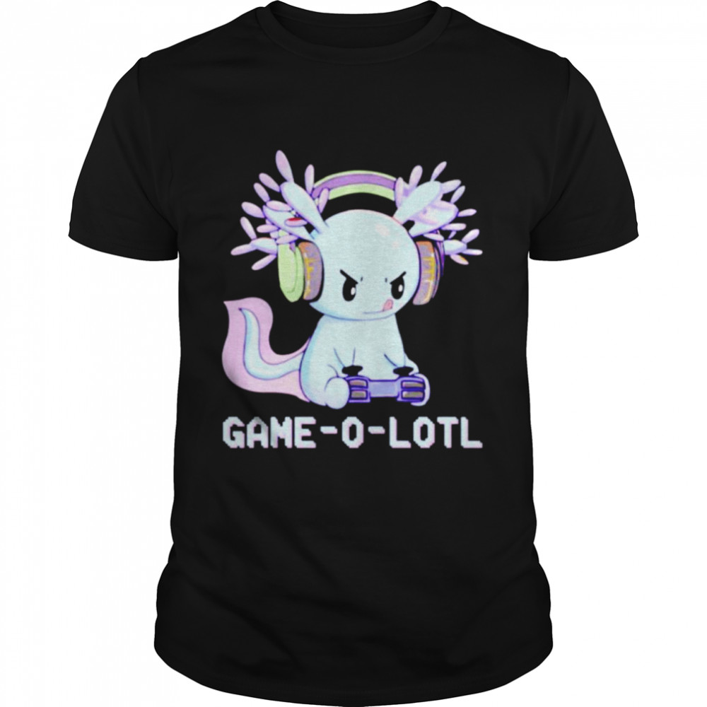 Axolotl gamer games-o-lotl shirt