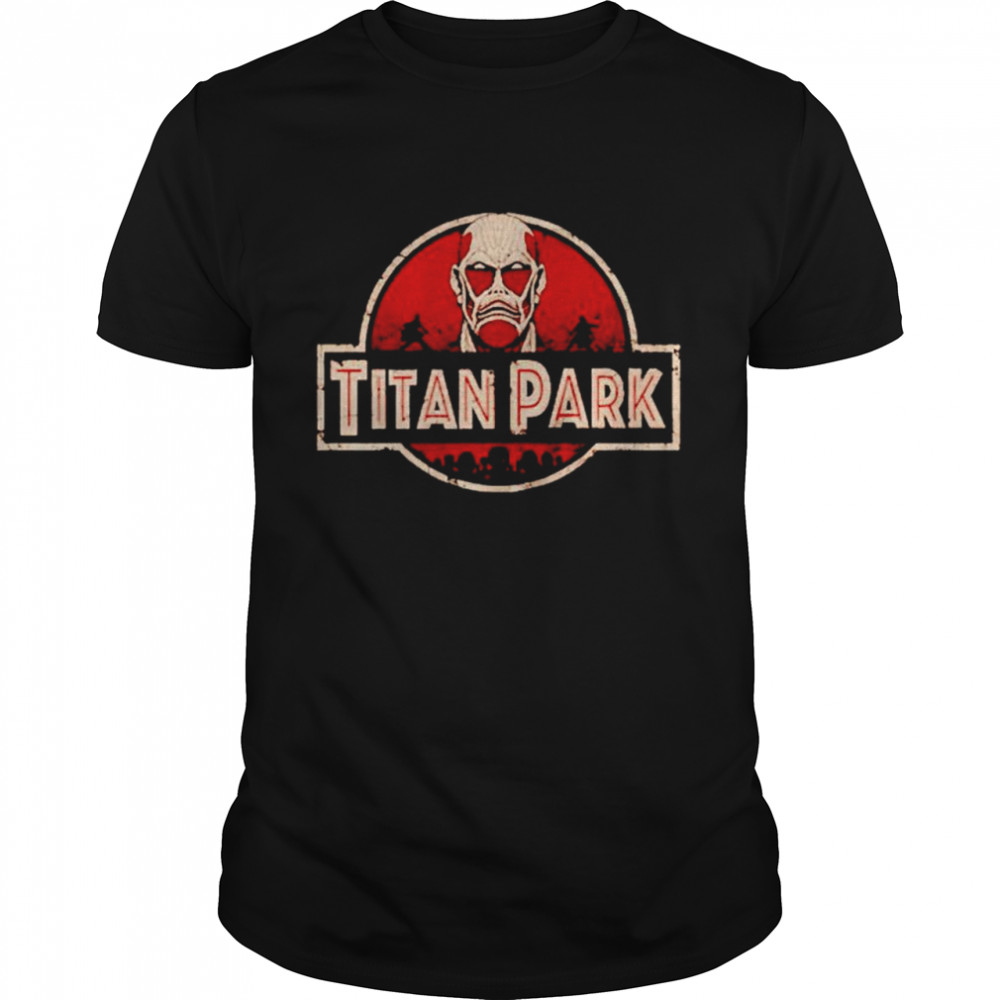 Attack On Titan Jurassic Park shirt