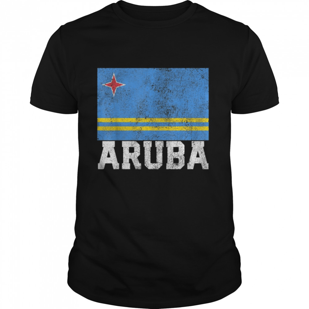 Aruba Flag Pride Roots Country Family Nation National Shirt