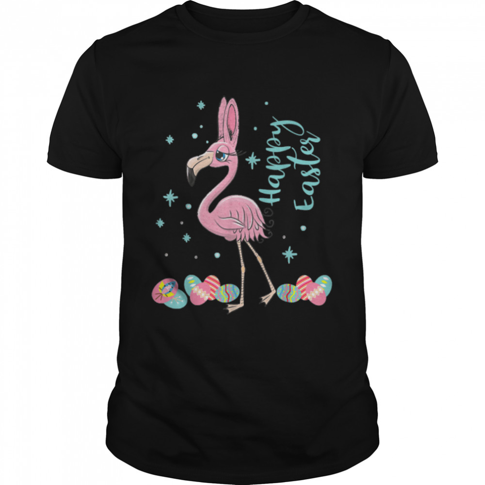 Flamingo Easter, Bunny Happy, Easter Egg Hunting T-Shirt T-Shirt B09VNWX4QW