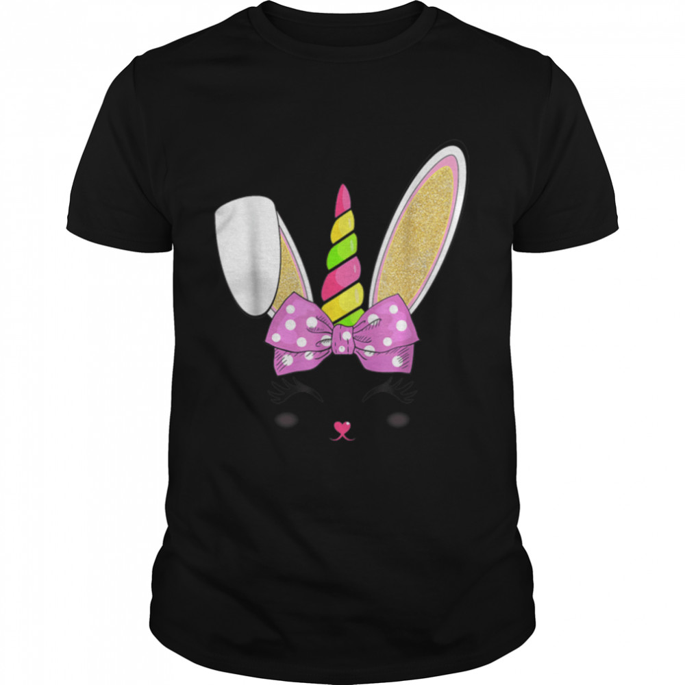 Unicorn Easter Bunny Eggs Bunnicorn T-Shirt B09VNPZ91T