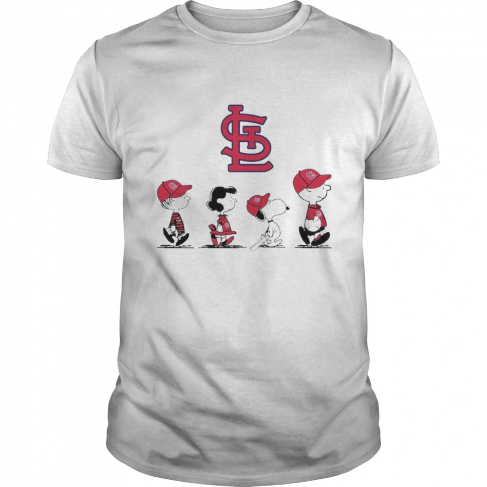 Peanuts characters St. Louis Cardinals shirt