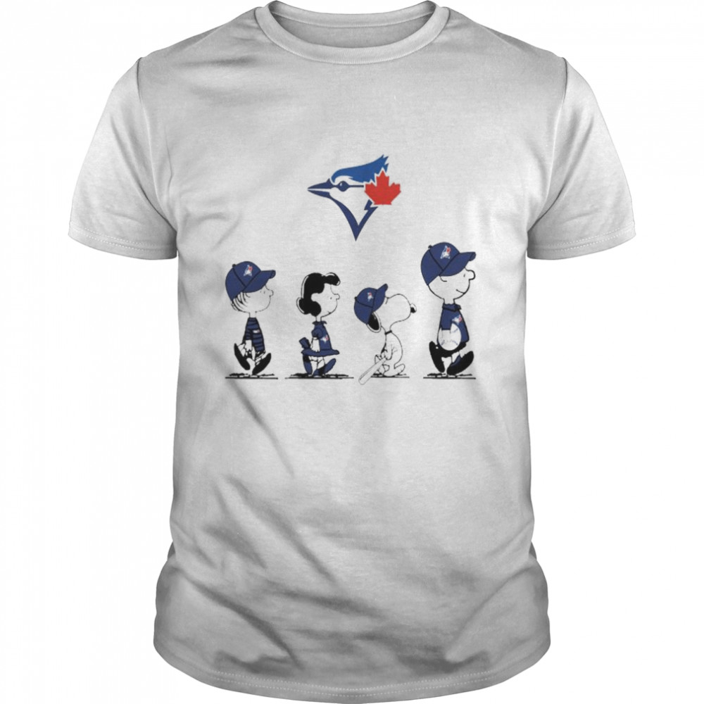 Peanuts characters Toronto Blue Jays shirt