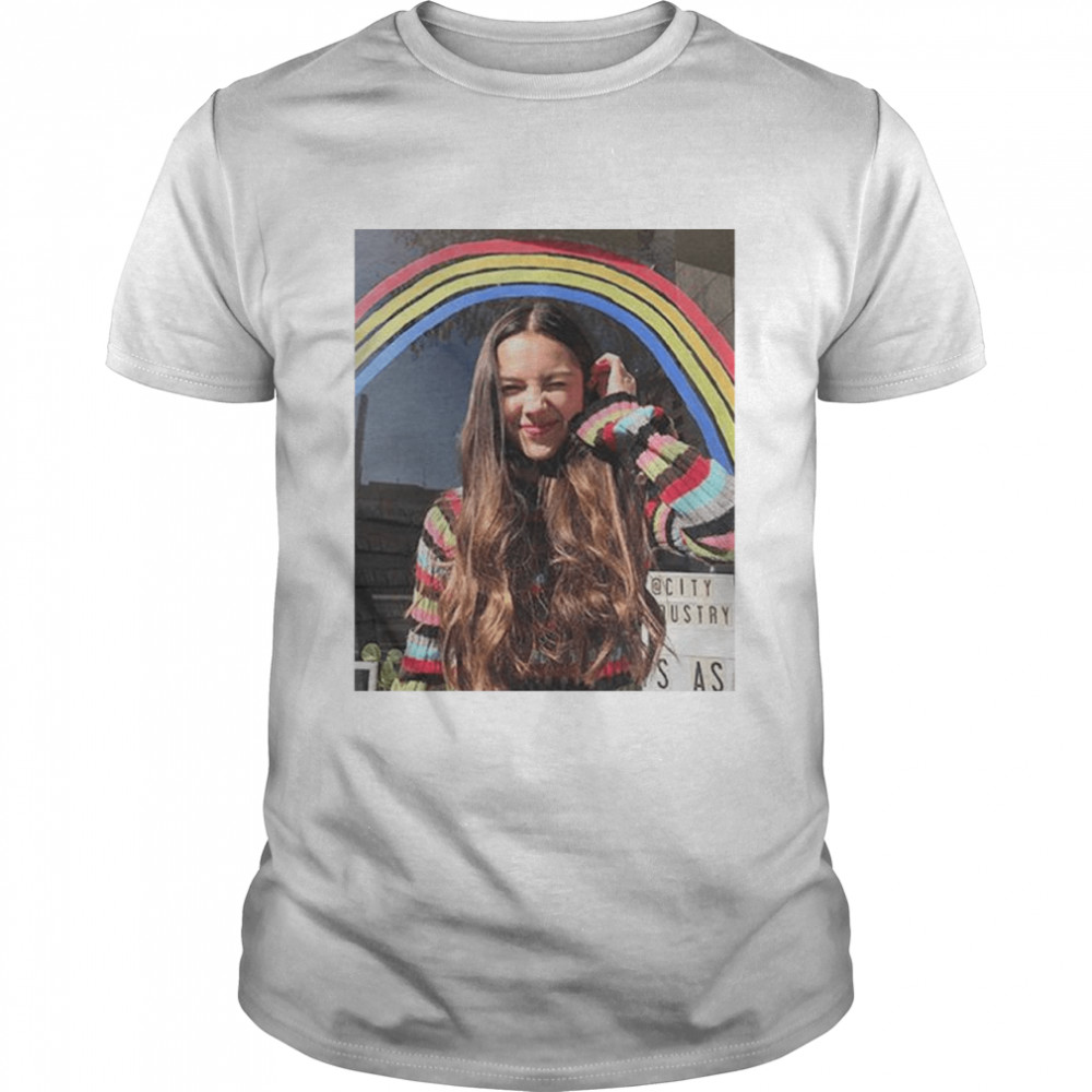 Olivia Rodrigo rainbow shirt
