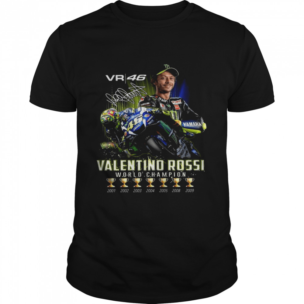 Vr 46 Valentino Rossi World Champion shirt