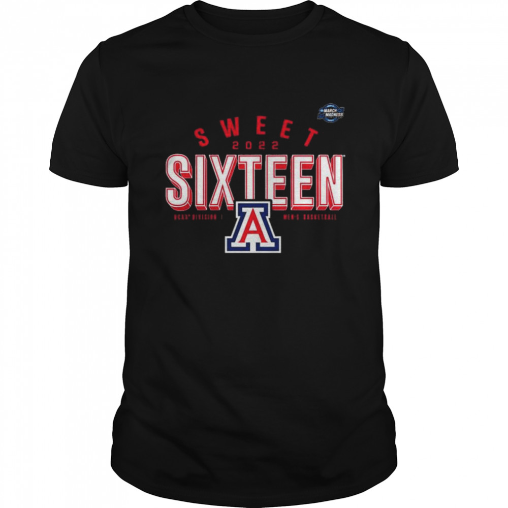 Arizona Wildcats 2022 Tournament March Madness Sweet Sixteen Jumpball T-Shirt