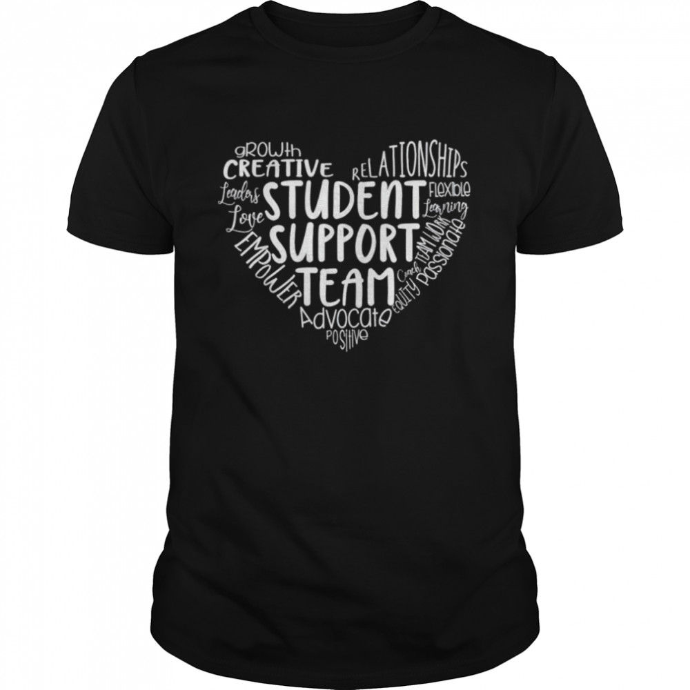 Student Support Team Counselor Social Worker Teacher Crew Shirt