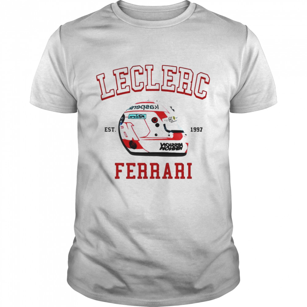 Charles Leclerc Formula One Racing Ferrari shirt