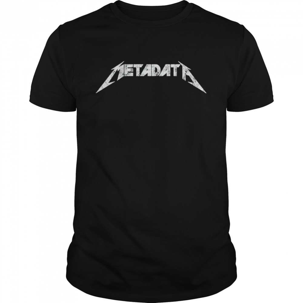 Metadata Logo Metallica shirt