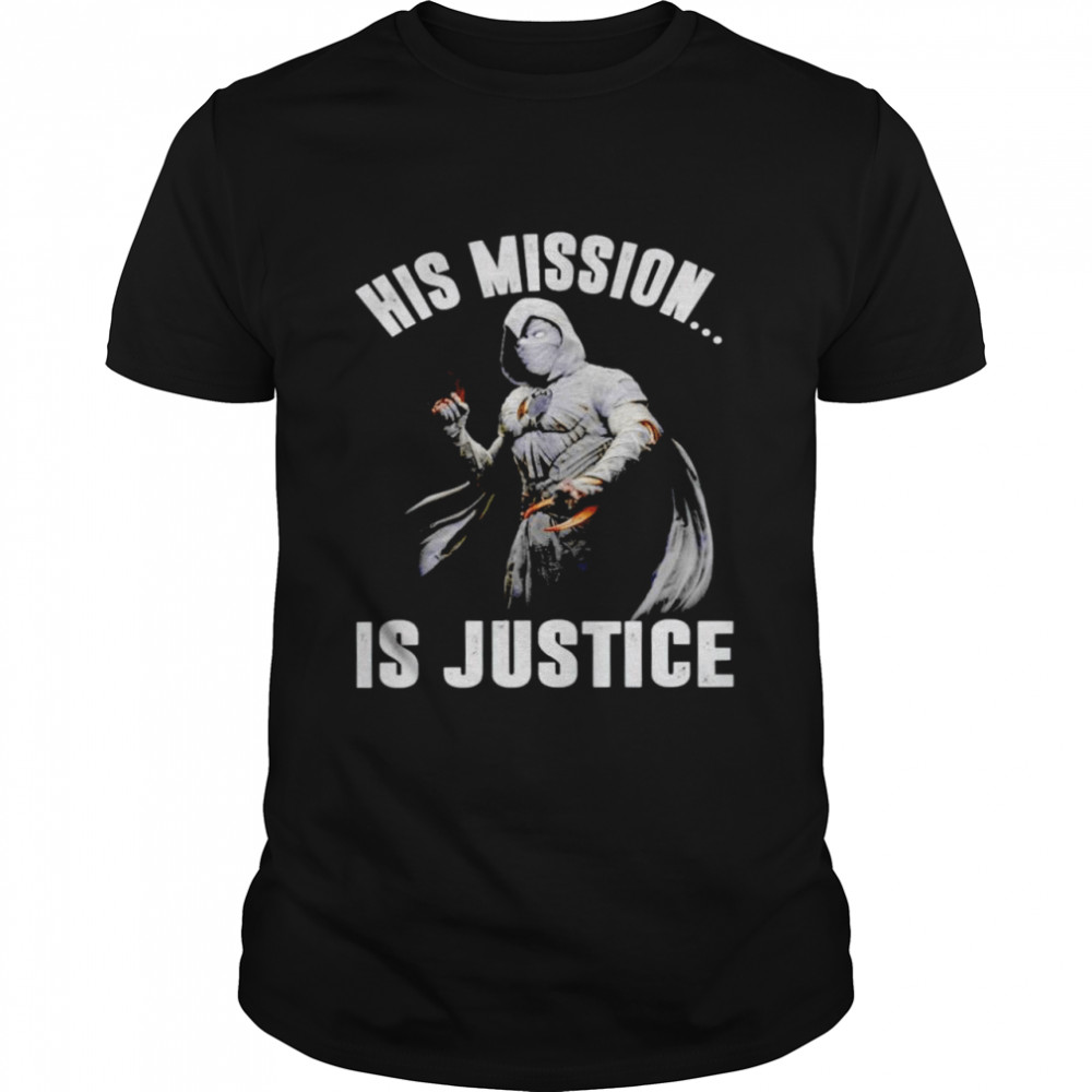 Moon Knight his mission is justice shirt Classic Men's T-shirt