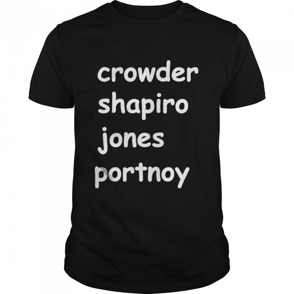 Playoff paint crowder shapiro jones portnoy shirt Classic Men's T-shirt