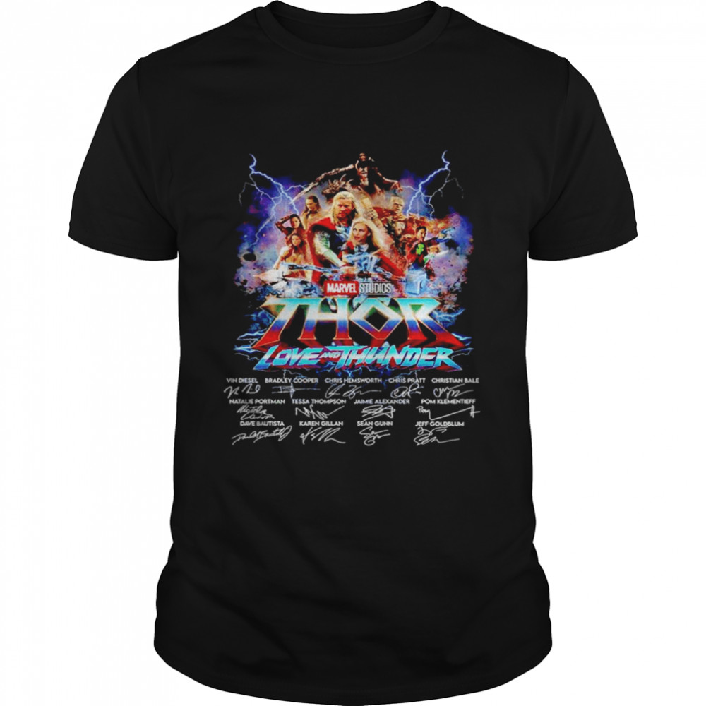 Thor Love and Thunder signatures shirt Classic Men's T-shirt