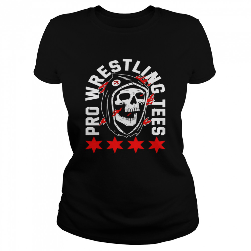 PWT Grim Reaper pro wrestling tees shirt Classic Women's T-shirt
