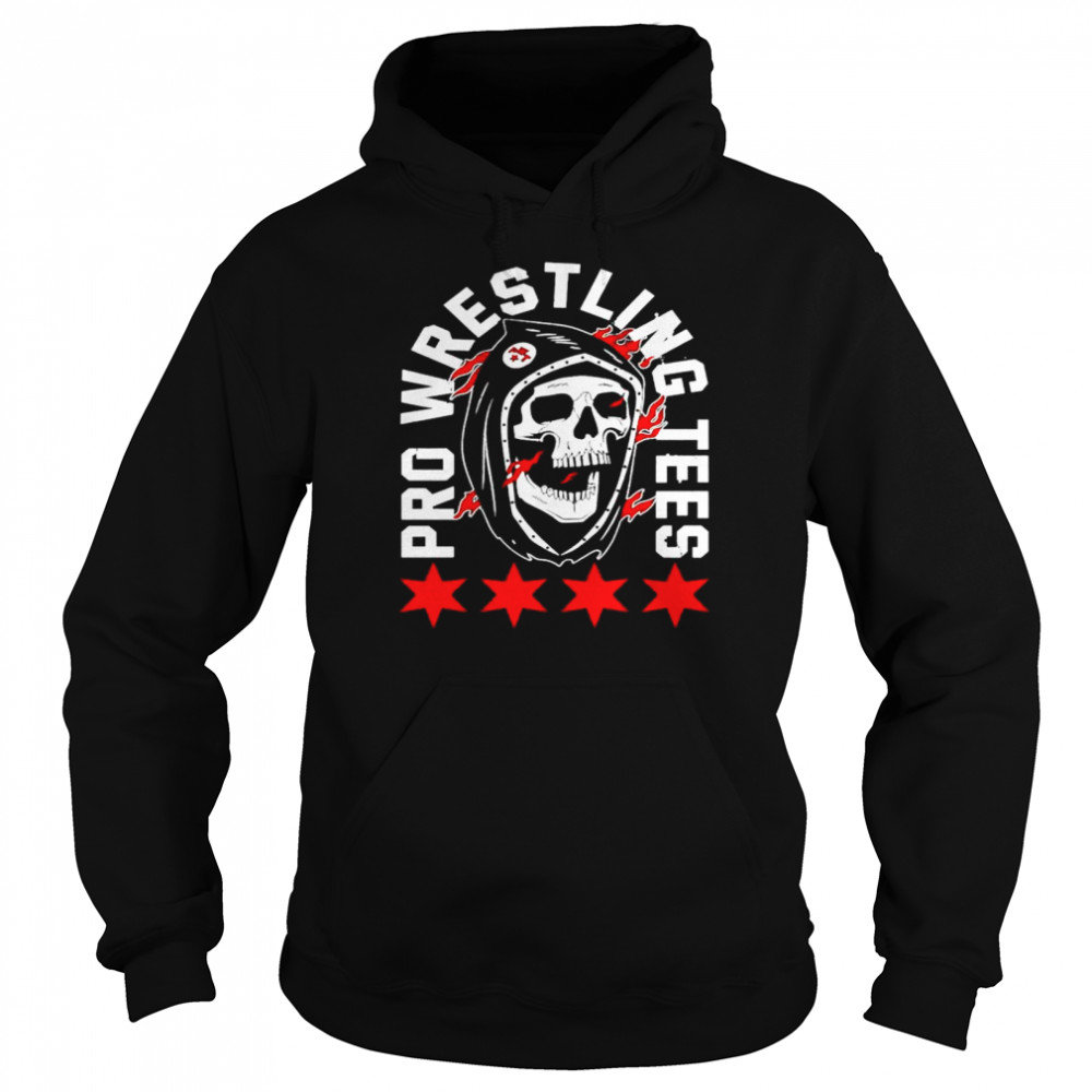 PWT Grim Reaper pro wrestling tees shirt Unisex Hoodie
