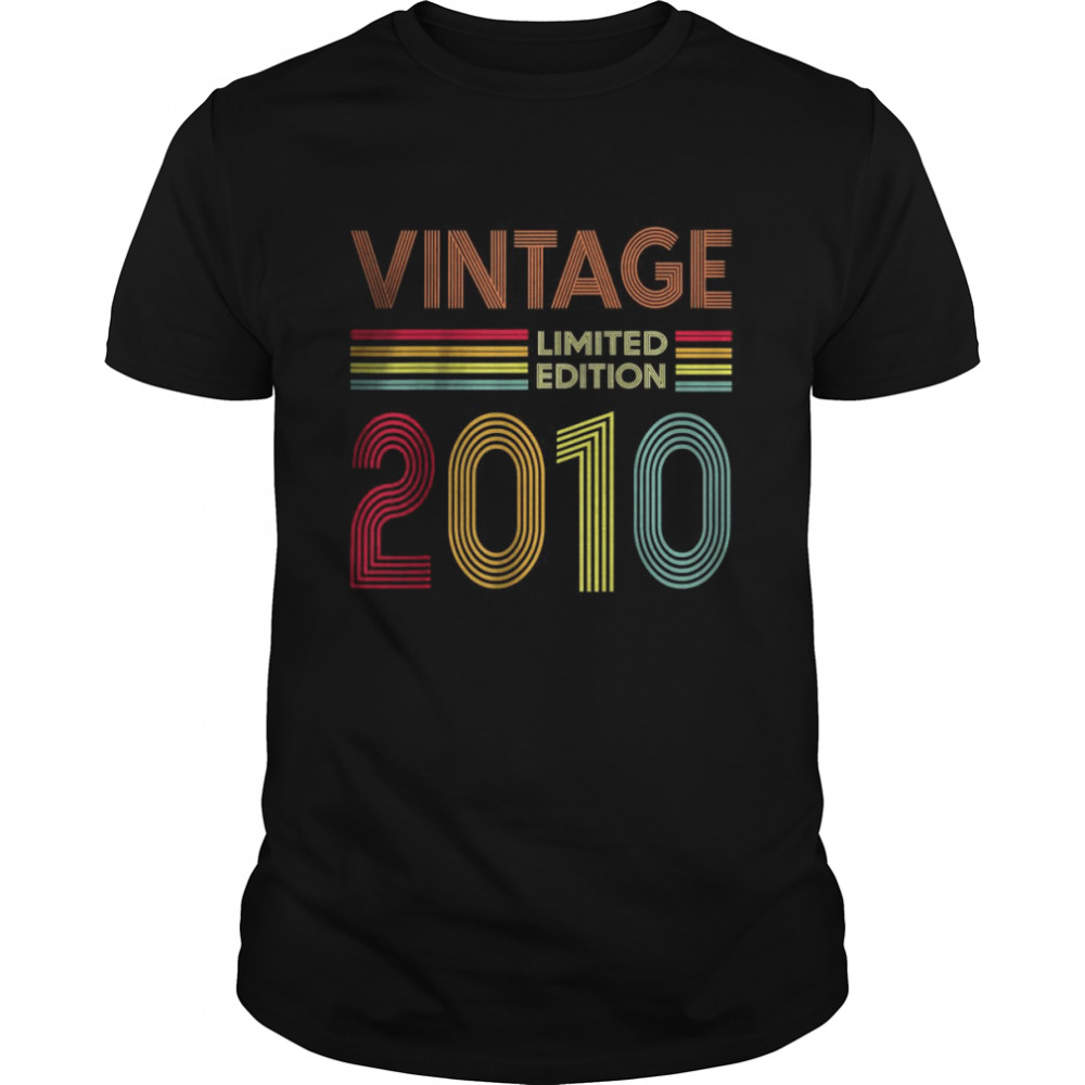 Vintage 2010 Limited Edition 12th Birthday T-Shirt