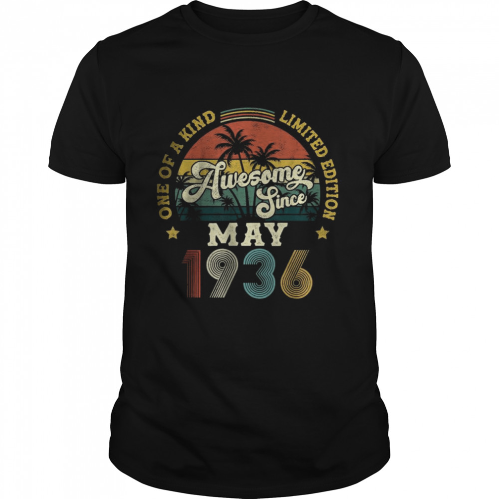 Awesome Since May 1936 One Of A kind Limited Edition T- Classic Men's T-shirt