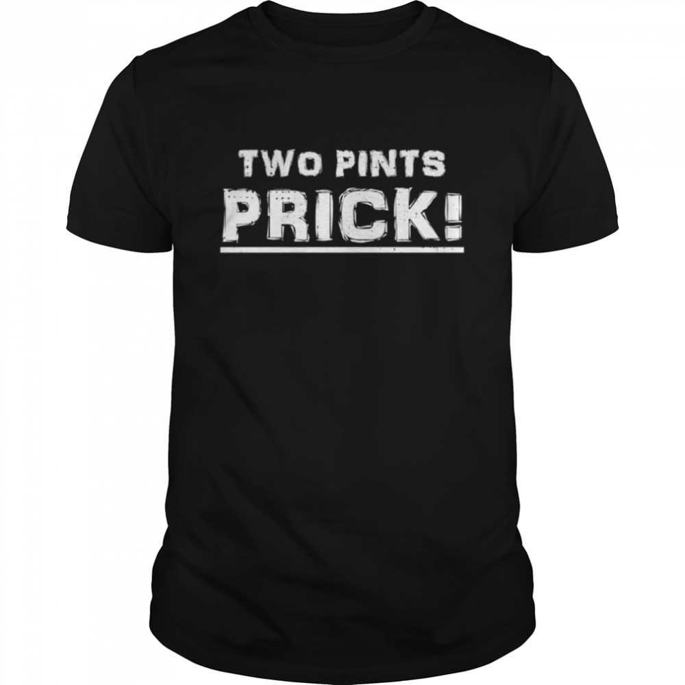 Funny Scottish Slang Banter 2 Pints  Classic Men's T-shirt