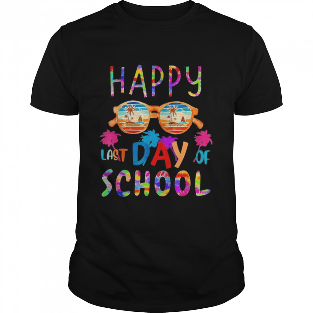 happy last day of school for teacher student costume shirt