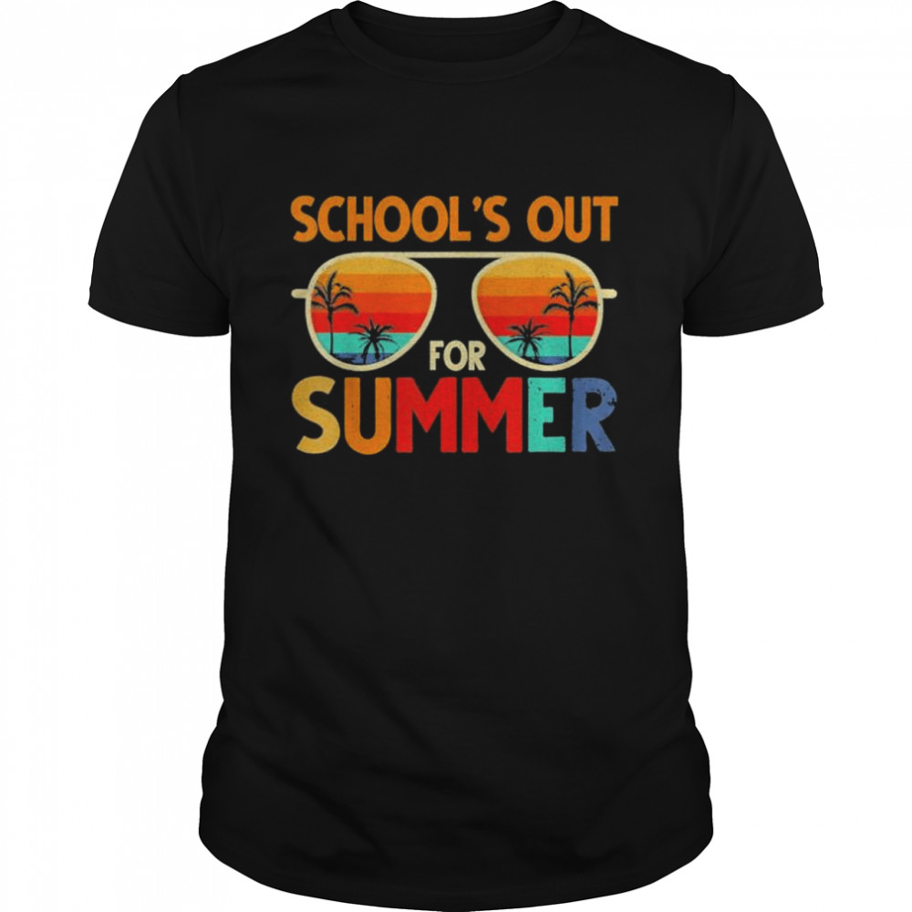 Last day of school retro schools out for summer teacher shirt Classic Men's T-shirt