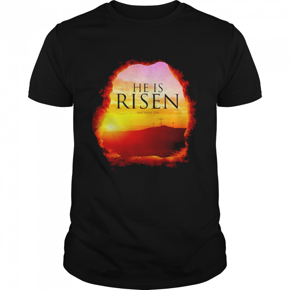 He is risen Matthew 286 shirt Classic Men's T-shirt